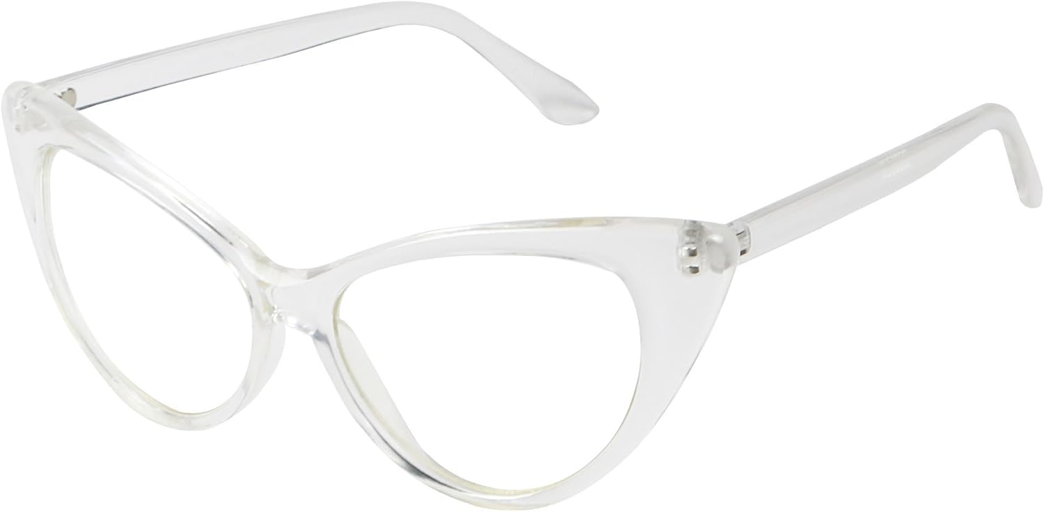 Солнцезащитные очки ShadyVEU в винтажном стиле «кошачий глаз» с защитой от УФ-излучения, без диоптрий, с прозрачными линзами, в стиле ретро, модные и стильные, Clear Frame
Солнцезащитные очки ShadyVEU в винтажном стиле «кошачий глаз» с защитой от УФ-излучения, без диоптрий, с прозрачными линзами, в стиле ретро, модные и стильные, Clear Frame