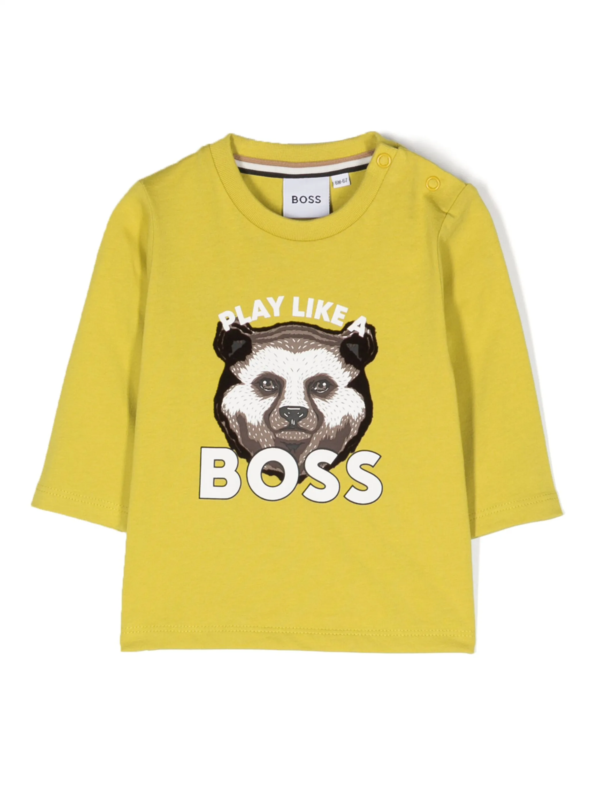 Футболка с длинными рукавами и надписью Boss Kidswear, желтый
Футболка с длинными рукавами и надписью Boss Kidswear, желтый