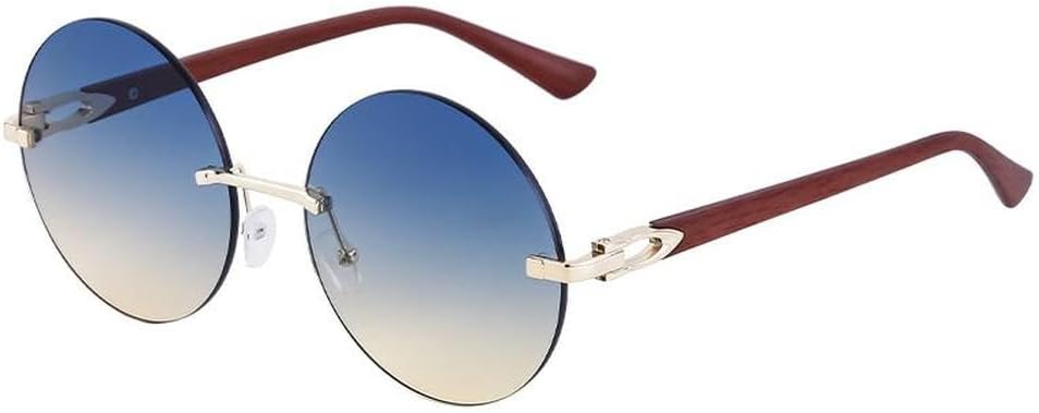 Женские солнцезащитные очки без оправы круглой формы, роскошные модные очки большого размера без оправы для мужчин, модные очки с градиентными линзами generic, C5 Blue Yellow
Женские солнцезащитные очки без оправы круглой формы, роскошные модные очки большого размера без оправы для мужчин, модные очки с градиентными линзами generic, C5 Blue Yellow