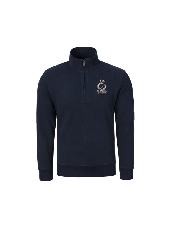 Свитер MBF600 темно-синего цвета La Martina
Свитер MBF600 темно-синего цвета La Martina