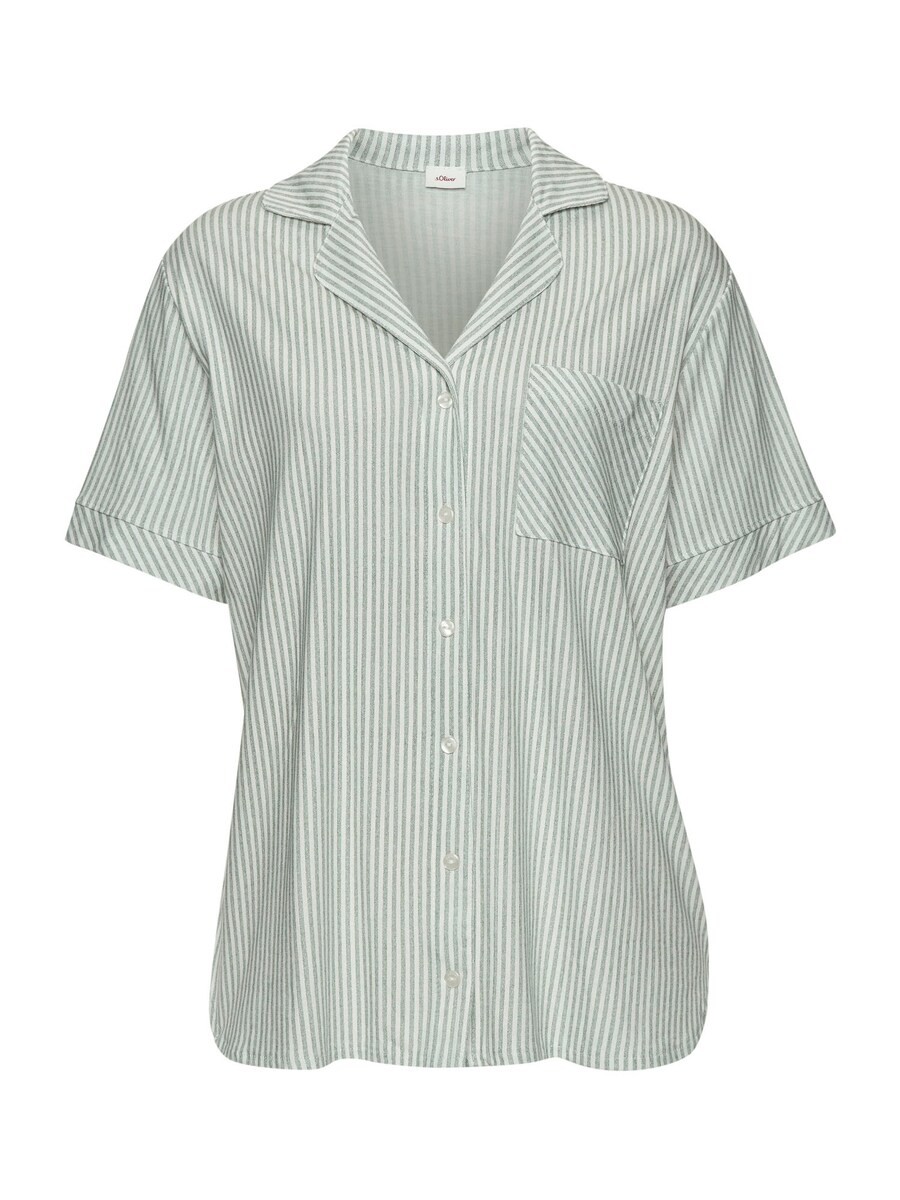 Пижамная рубашка s.Oliver, зеленый
Пижамная рубашка s.Oliver, зеленый