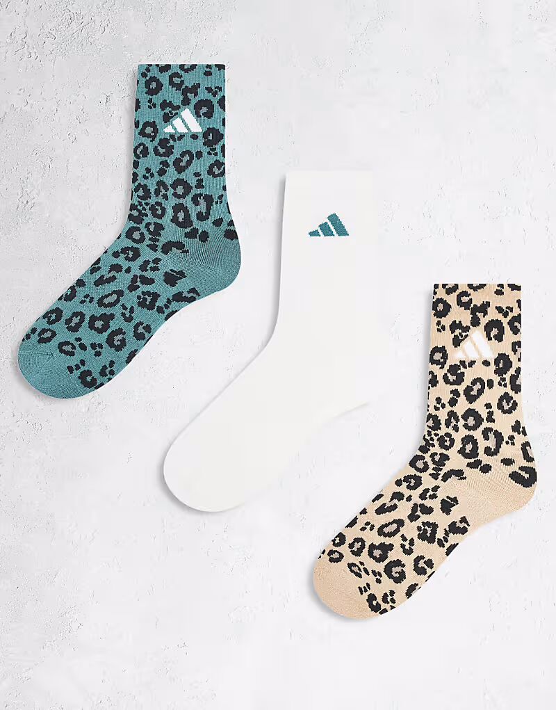 3 пары носков средней длины с леопардовым принтом Adidas Originals, черный
3 пары носков средней длины с леопардовым принтом Adidas Originals, черный