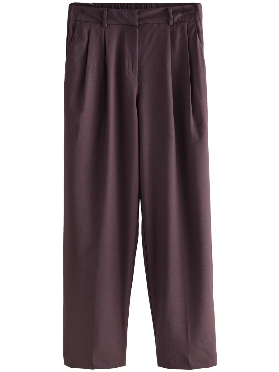 Свободные брюки со складками спереди Next, бордовый
Свободные брюки со складками спереди Next, бордовый