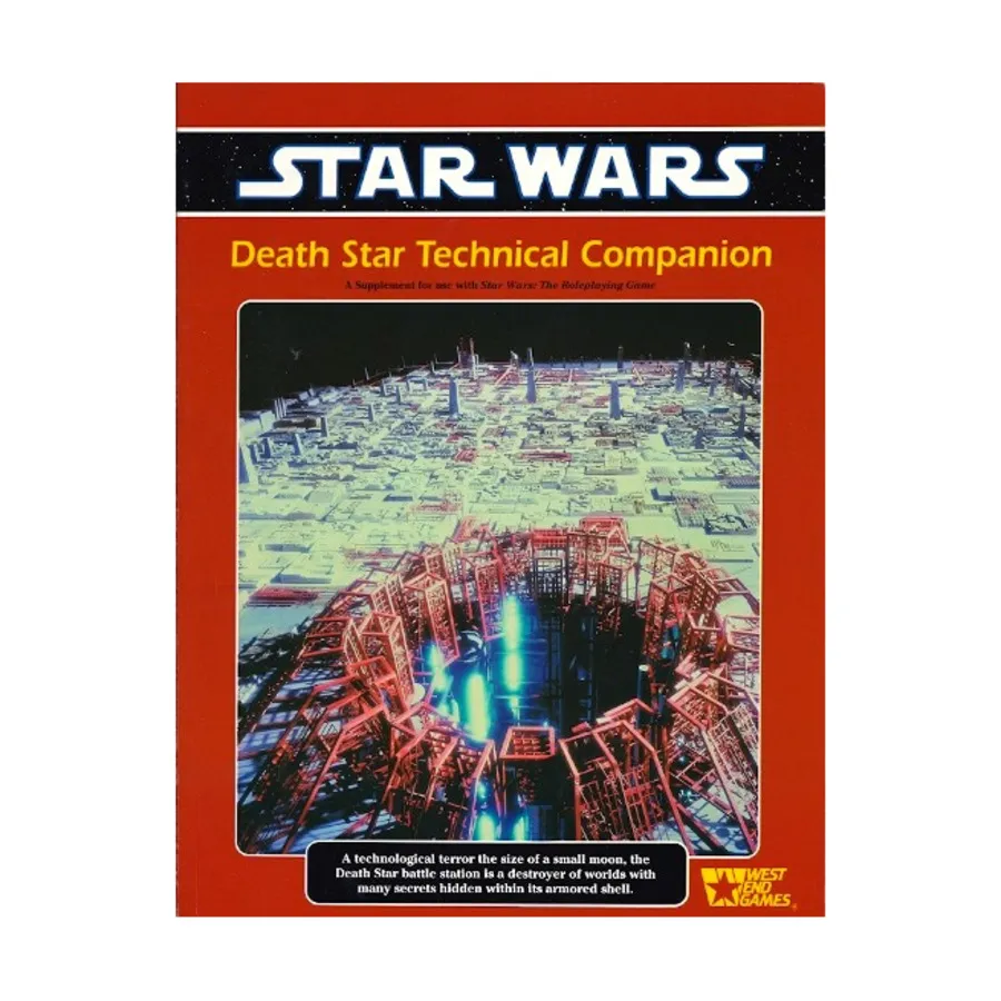 Death Star Technical Companion (1st Edition), Star Wars Roleplaying Game - Supplements (West End Games), мягкая обложка
Death Star Technical Companion (1st Edition), Star Wars Roleplaying Game - Supplements (West End Games), мягкая обложка