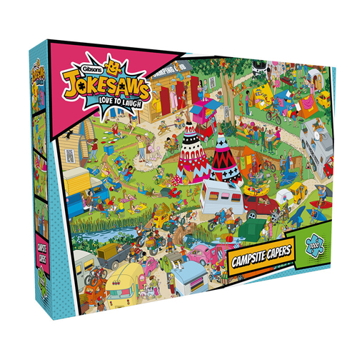 Пазлы Jokesaws Campsite Capers 1000 Piece Puzzle
Пазлы Jokesaws Campsite Capers 1000 Piece Puzzle