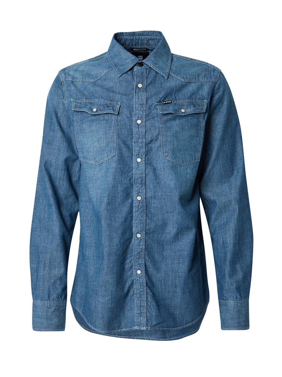 Рубашка на пуговицах классического кроя G-STAR, синий деним
Рубашка на пуговицах классического кроя G-STAR, синий деним