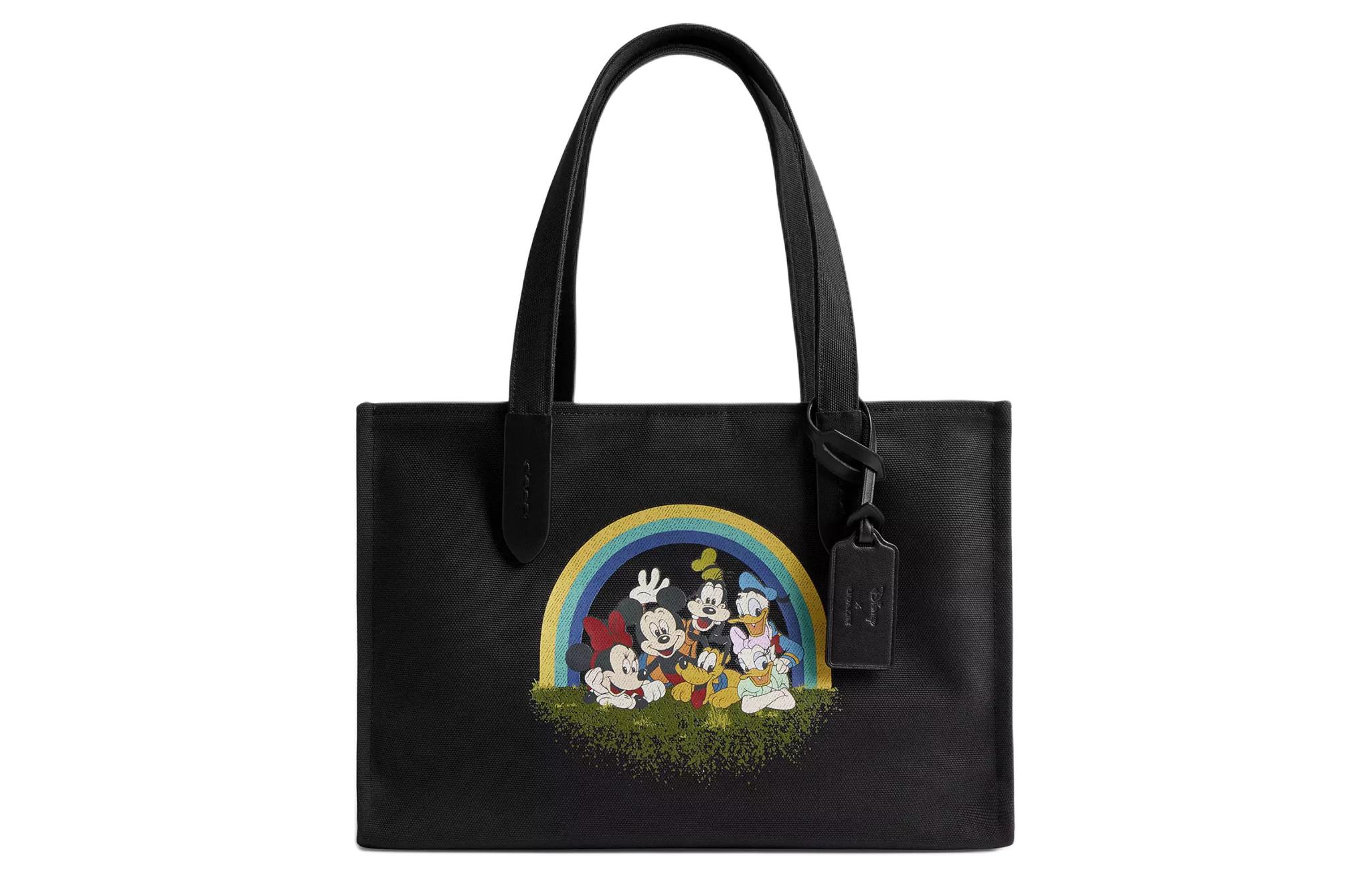 Дисней Холщовая с кожаными вставками Сумка-шоппер, Большая Женская Сумка Чёрный COACH
Дисней Холщовая с кожаными вставками Сумка-шоппер, Большая Женская Сумка Чёрный COACH