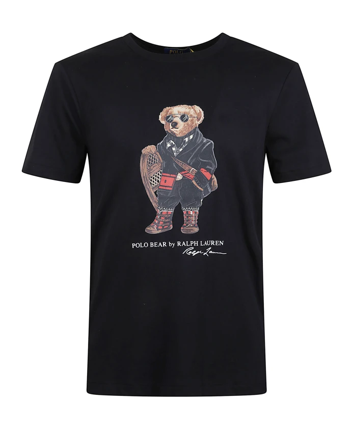 Классическая футболка-поло с изображением медведя Ralph Lauren, черный
Классическая футболка-поло с изображением медведя Ralph Lauren, черный