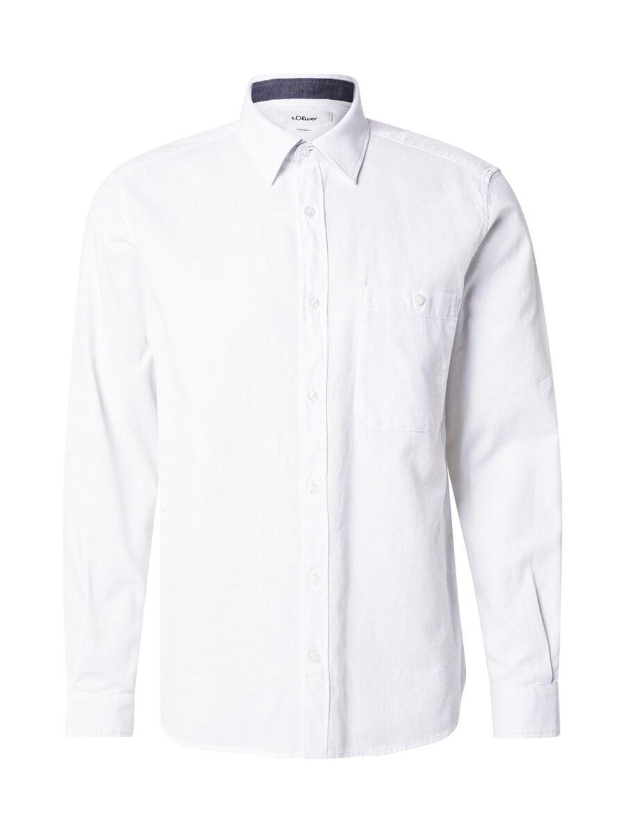 Рубашка на пуговицах классического кроя s.Oliver, White
Рубашка на пуговицах классического кроя s.Oliver, White