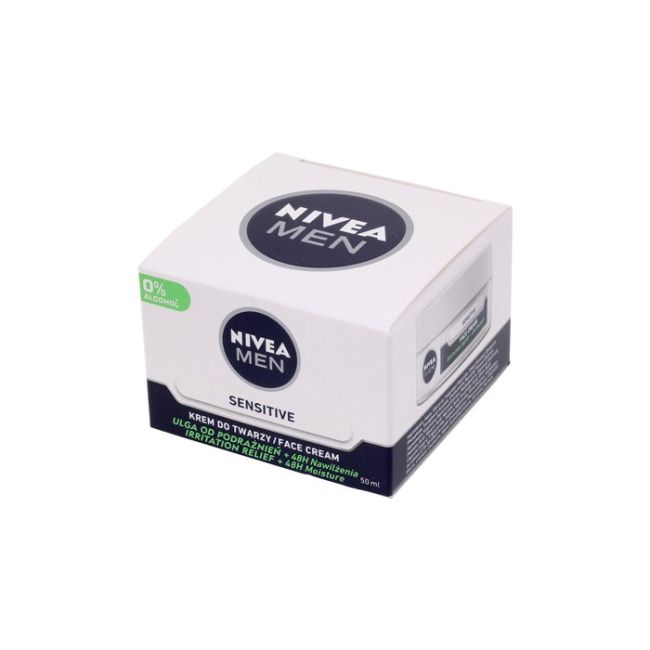 Чувствительный увлажняющий крем для лица Nivea Men, 50 мл
Чувствительный увлажняющий крем для лица Nivea Men, 50 мл