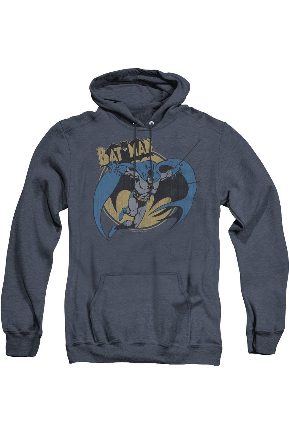 Толстовка с капюшоном Batman Through The Night для взрослых Heather Gildan, темно-синий
Толстовка с капюшоном Batman Through The Night для взрослых Heather Gildan, темно-синий