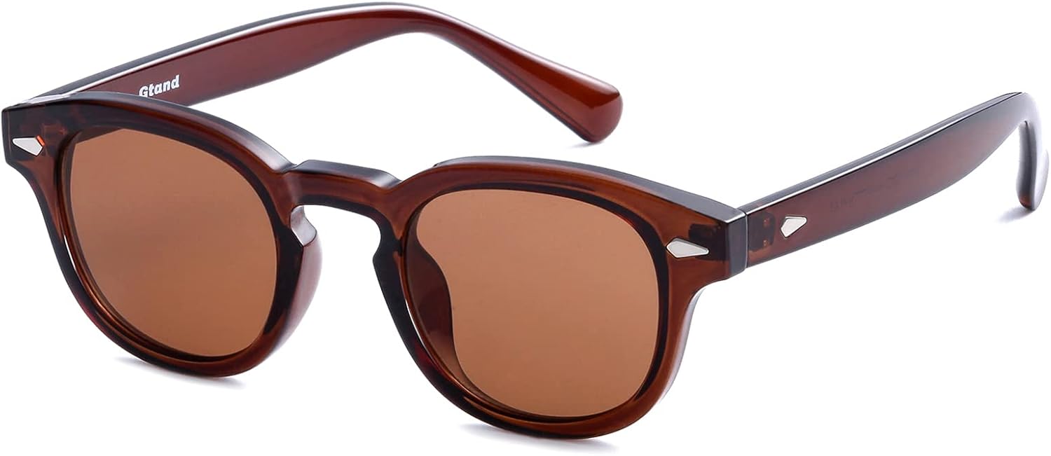 Солнцезащитные очки Gtand Unisex в винтажном ретро-стиле круглой формы с тонировкой для мужчин и женщин, модные круглые солнцезащитные очки 46 мм, C32 Brown Frame/Brown Lens
Солнцезащитные очки Gtand Unisex в винтажном ретро-стиле круглой формы с тонировкой для мужчин и женщин, модные круглые солнцезащитные очки 46 мм, C32 Brown Frame/Brown Lens