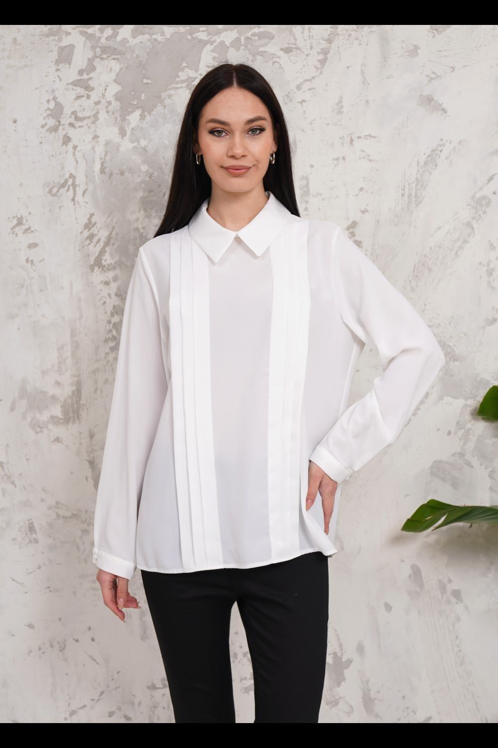 Плиссированная блузка оверсайз с длинными рукавами HOXTON GAL, белый
Плиссированная блузка оверсайз с длинными рукавами HOXTON GAL, белый