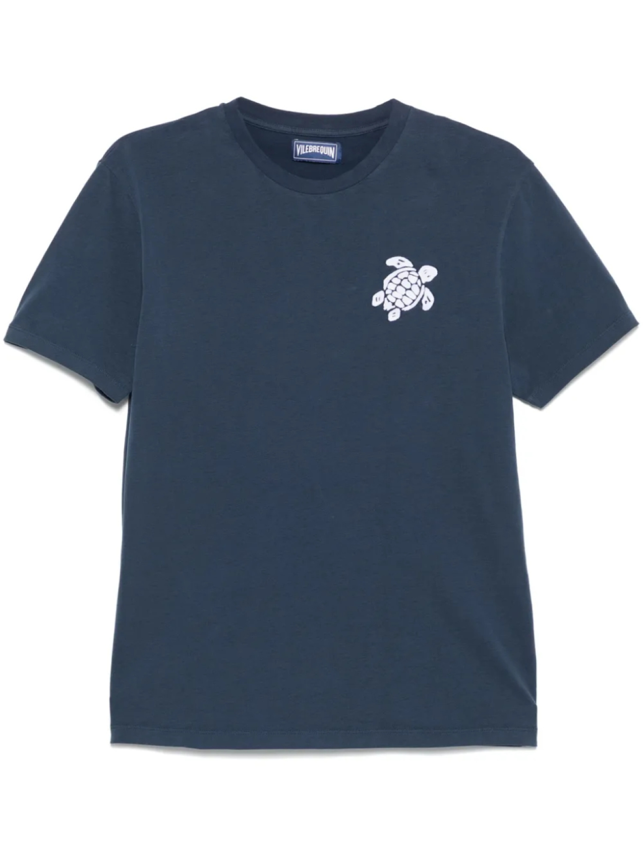 Футболка с вышитым логотипом Vilebrequin, синий 
Футболка с вышитым логотипом Vilebrequin, синий