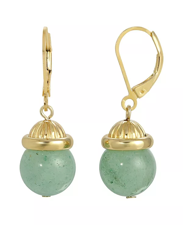 Серьги из натуральных камней золотистого оттенка 2028, green
Серьги из натуральных камней золотистого оттенка 2028, green