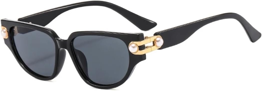 Роскошные солнцезащитные очки «кошачий глаз» с жемчужной отделкой для женщин и мужчин, для путешествий и вечеринок, популярные, с защитой от УФ-излучения UV400 TVTBBVV, Black Gray
Роскошные солнцезащитные очки «кошачий глаз» с жемчужной отделкой для женщин и мужчин, для путешествий и вечеринок, популярные, с защитой от УФ-излучения UV400 TVTBBVV, Black Gray
