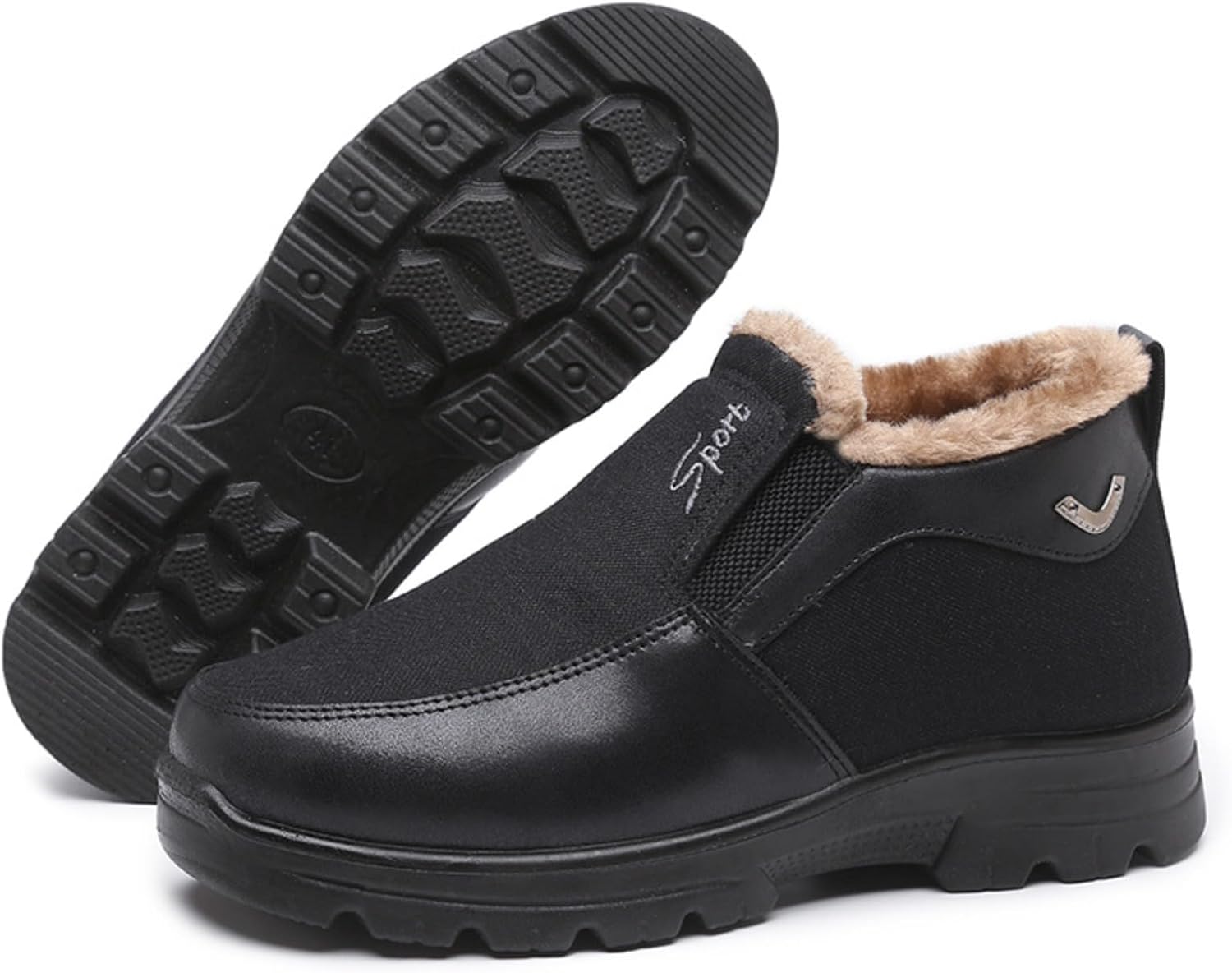 Мужские зимние утепленные ватные туфли Myallfeet в старом пекинском стиле, повседневные и удобные, с меховой подкладкой, зимние снежные ботинки, с толстой подошвой и нескользящей поверхностью, черный
Мужские зимние утепленные ватные туфли Myallfeet в старом пекинском стиле, повседневные и удобные, с меховой подкладкой, зимние снежные ботинки, с толстой подошвой и нескользящей поверхностью, черный