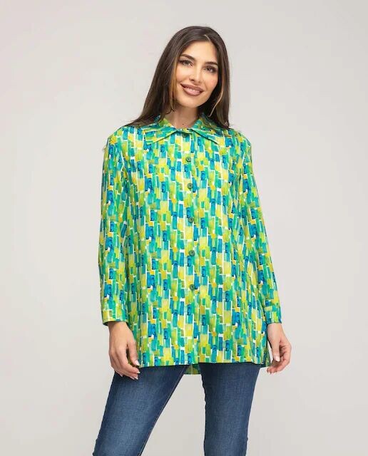 Женская рубашка с рубашечным воротником и манжетами Fsh, зеленый
Женская рубашка с рубашечным воротником и манжетами Fsh, зеленый