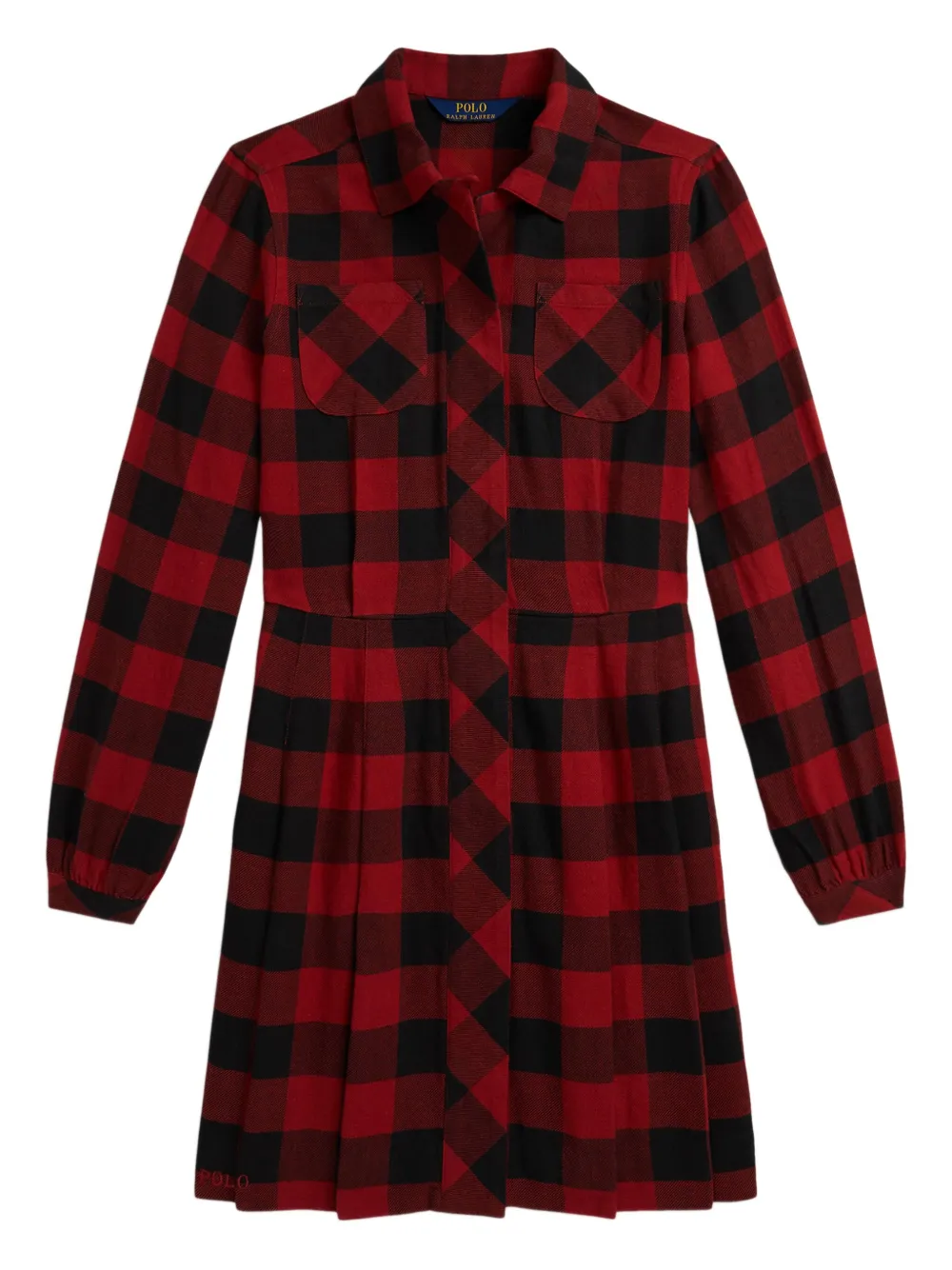 Клетчатое платье-рубашка с воротником POLO RALPH LAUREN KIDS, красный
Клетчатое платье-рубашка с воротником POLO RALPH LAUREN KIDS, красный