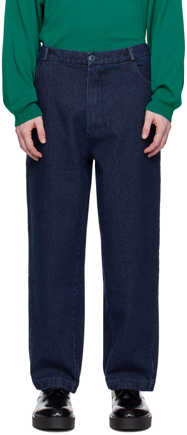 Синие прямые джинсы Cordera 
Синие прямые джинсы Cordera