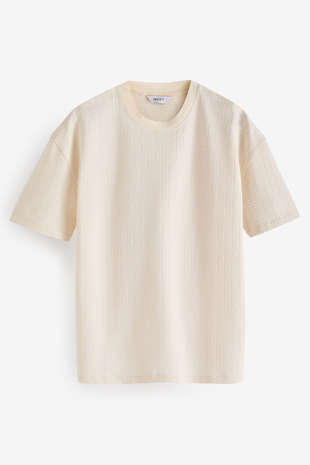 Футболка свободного кроя с фактурной текстурой из сирсакера Next, белый
Футболка свободного кроя с фактурной текстурой из сирсакера Next, белый