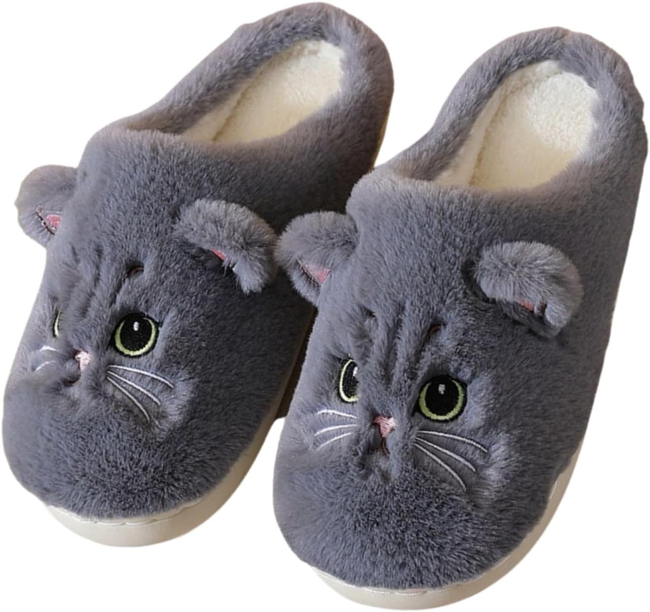 Домашние тапочки с кошками для женщин и мужчин, зимние, для дома и улицы, плюшевые, пушистые, уютные, с теплой подошвой из пены с эффектом памяти, для спальни, сада, дома, для пары Wiretran, серый
Домашние тапочки с кошками для женщин и мужчин, зимние, для дома и улицы, плюшевые, пушистые, уютные, с теплой подошвой из пены с эффектом памяти, для спальни, сада, дома, для пары Wiretran, серый