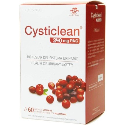 Cysticlean Здоровье мочевой системы 60 капсул, Artelac Splash
Cysticlean Здоровье мочевой системы 60 капсул, Artelac Splash