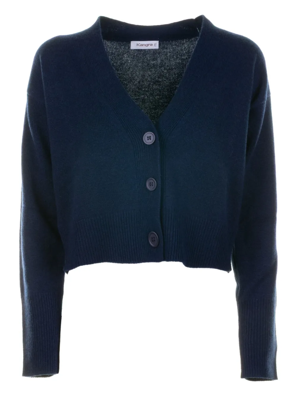 Кардиган на пуговицах с V-образным вырезом Kangra, синий
Кардиган на пуговицах с V-образным вырезом Kangra, синий