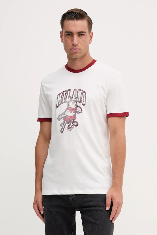 Хлопковая футболка Armani Exchange, белый
Хлопковая футболка Armani Exchange, белый