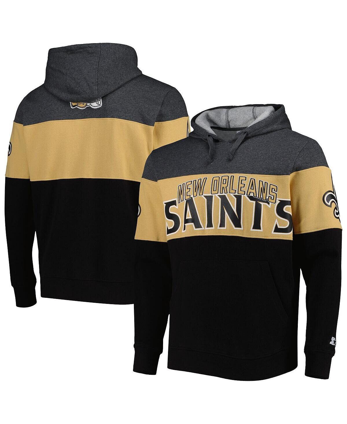 Мужская черная, серо-хизеровая толстовка с капюшоном New Orleans Saints Extreme Pullover Starter, Черный, Мужская черная, серо-хизеровая толстовка с капюшоном New Orleans Saints Extreme Pullover Starter 
Мужская черная, серо-хизеровая толстовка с капюшоном New Orleans Saints Extreme Pullover Starter, Черный, Мужская черная, серо-хизеровая толстовка с капюшоном New Orleans Saints Extreme Pullover Starter