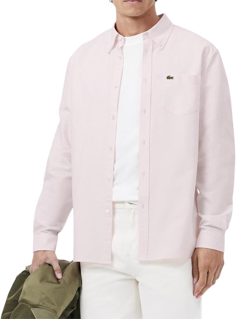 Мужская рубашка Lacoste Regular Fit из хлопкового оксфорда, White
Мужская рубашка Lacoste Regular Fit из хлопкового оксфорда, White