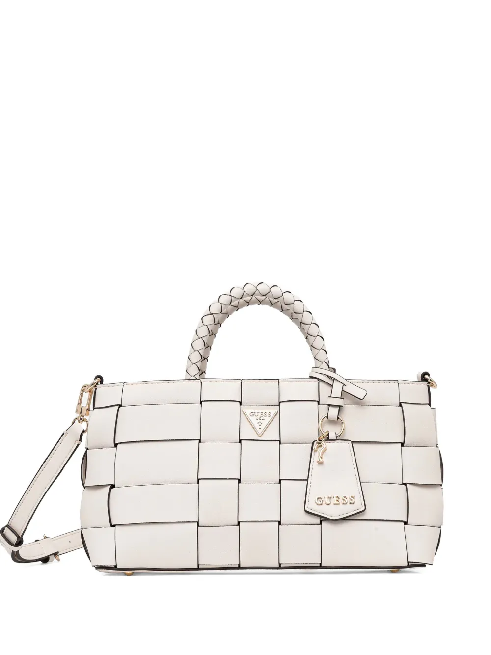 Сумка-тоут с плетеной ручкой Guess Usa, нейтральный
Сумка-тоут с плетеной ручкой Guess Usa, нейтральный