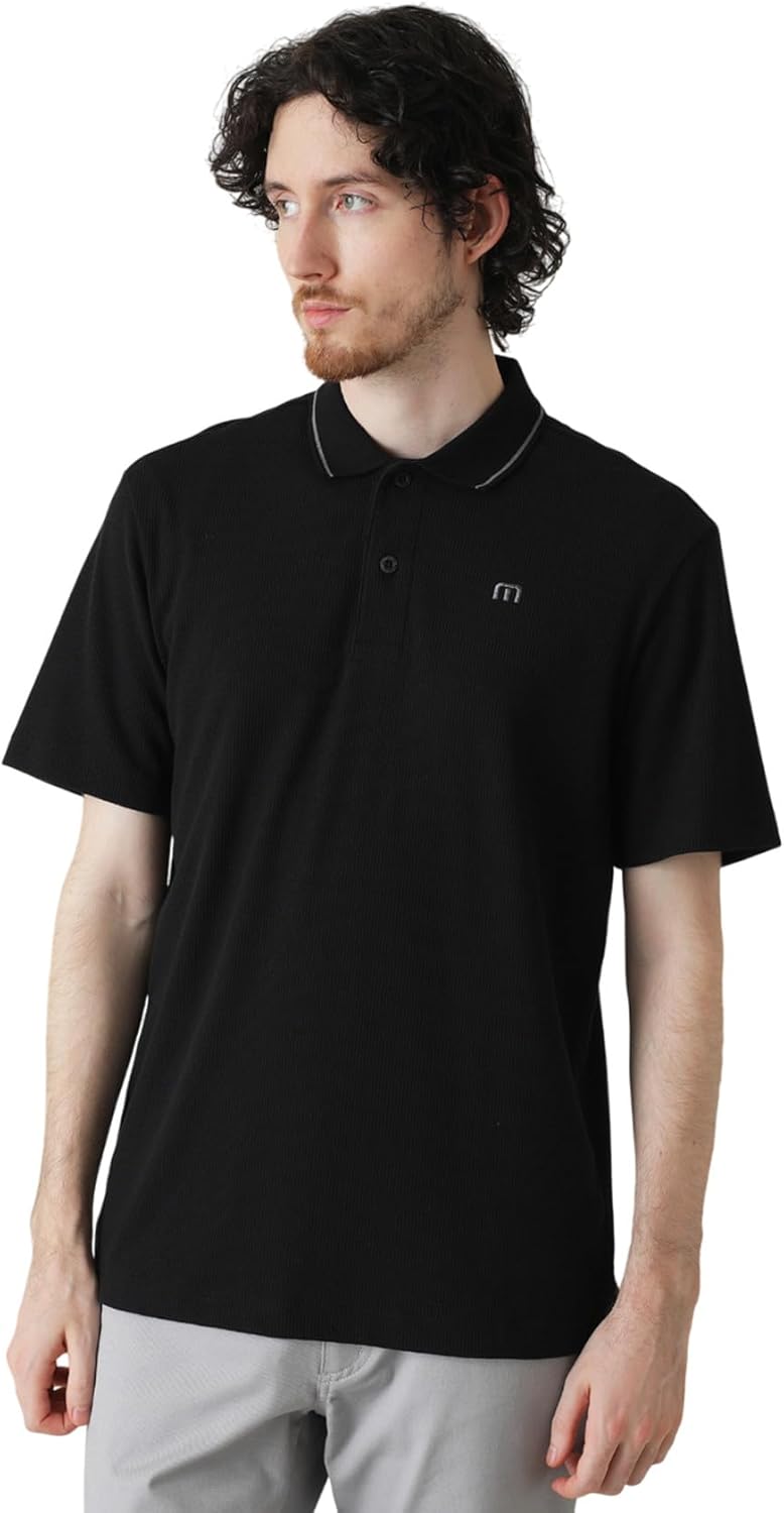 Мужская рубашка-поло с коротким рукавом (водонепроницаемая и быстросохнущая) / для гольфа / 7AL012 Travis Mathew, черный
Мужская рубашка-поло с коротким рукавом (водонепроницаемая и быстросохнущая) / для гольфа / 7AL012 Travis Mathew, черный