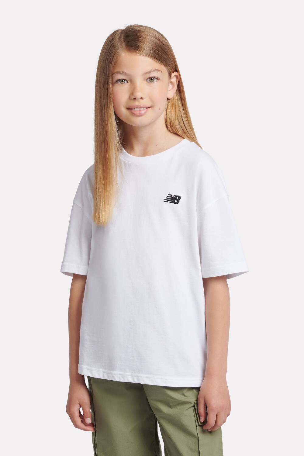 Футболка с логотипом для маленьких девочек, 100% хлопок New Balance, белый
Футболка с логотипом для маленьких девочек, 100% хлопок New Balance, белый