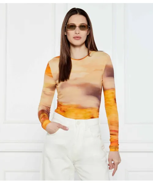 Блуза Slim fit Pinko, оранжевый
Блуза Slim fit Pinko, оранжевый