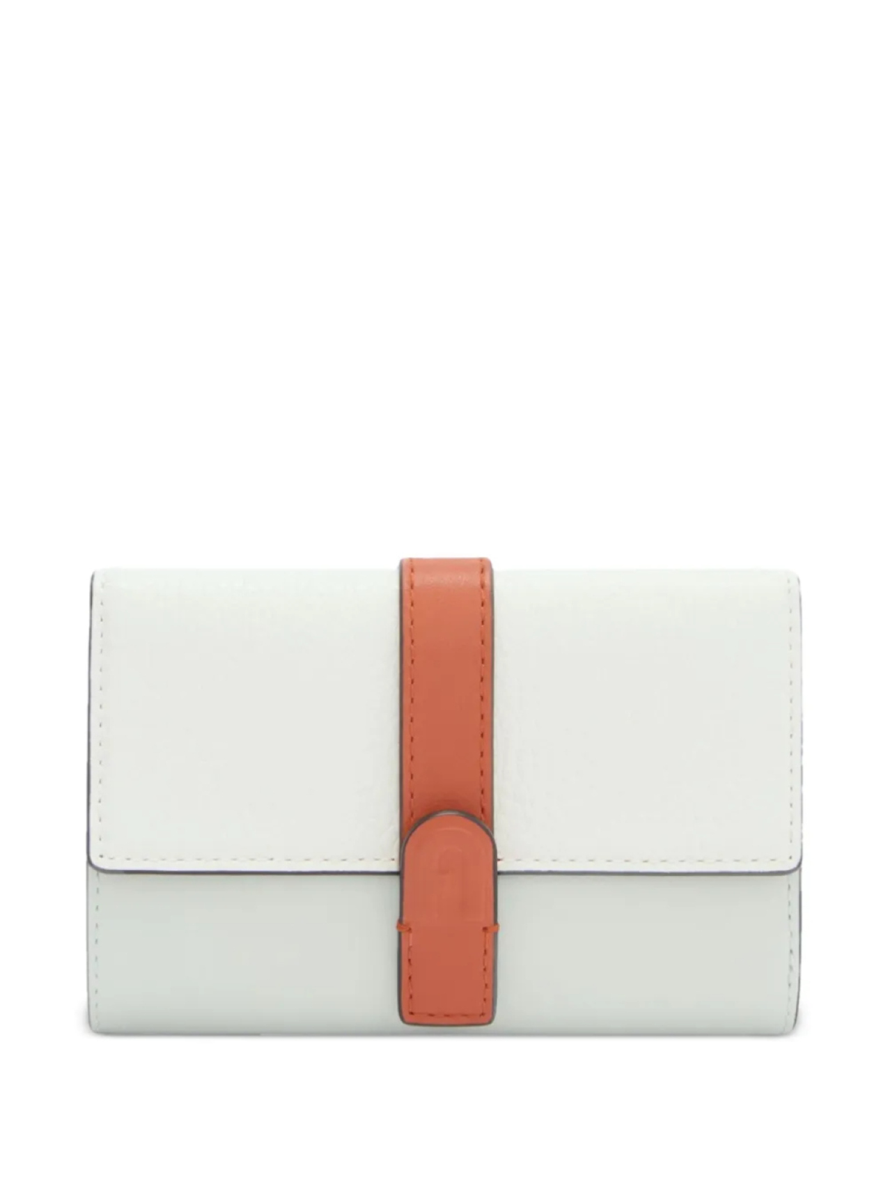 Кошелек с тисненым логотипом Furla, зеленый 
Кошелек с тисненым логотипом Furla, зеленый