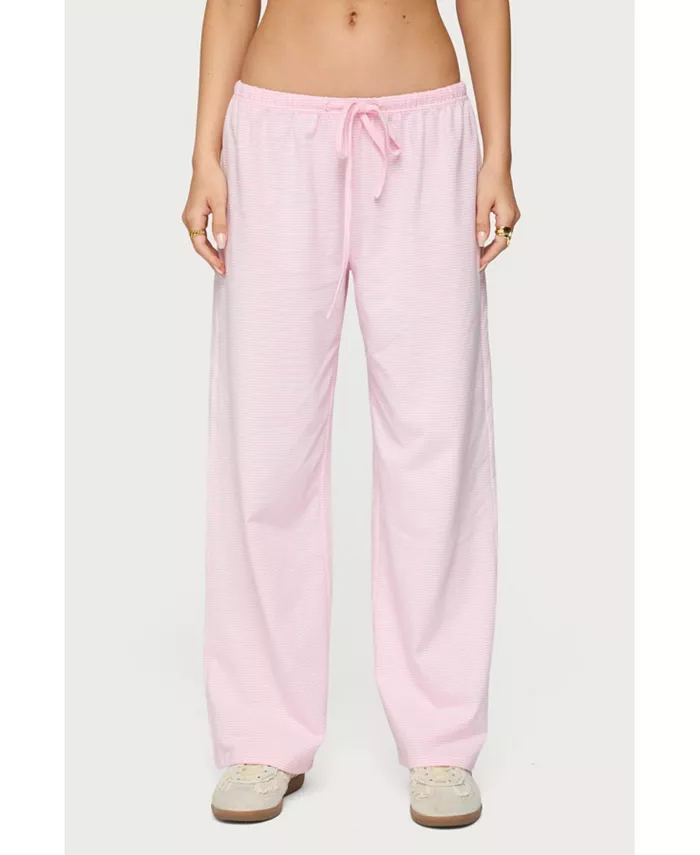 Женские полосатые брюки свободного кроя Olivia Edikted, розовый
Женские полосатые брюки свободного кроя Olivia Edikted, розовый