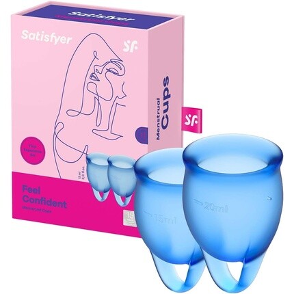 Набор менструальных чаш Satisfyer Feel Confident, 15 и 20 мл, 2 шт. 
Набор менструальных чаш Satisfyer Feel Confident, 15 и 20 мл, 2 шт.