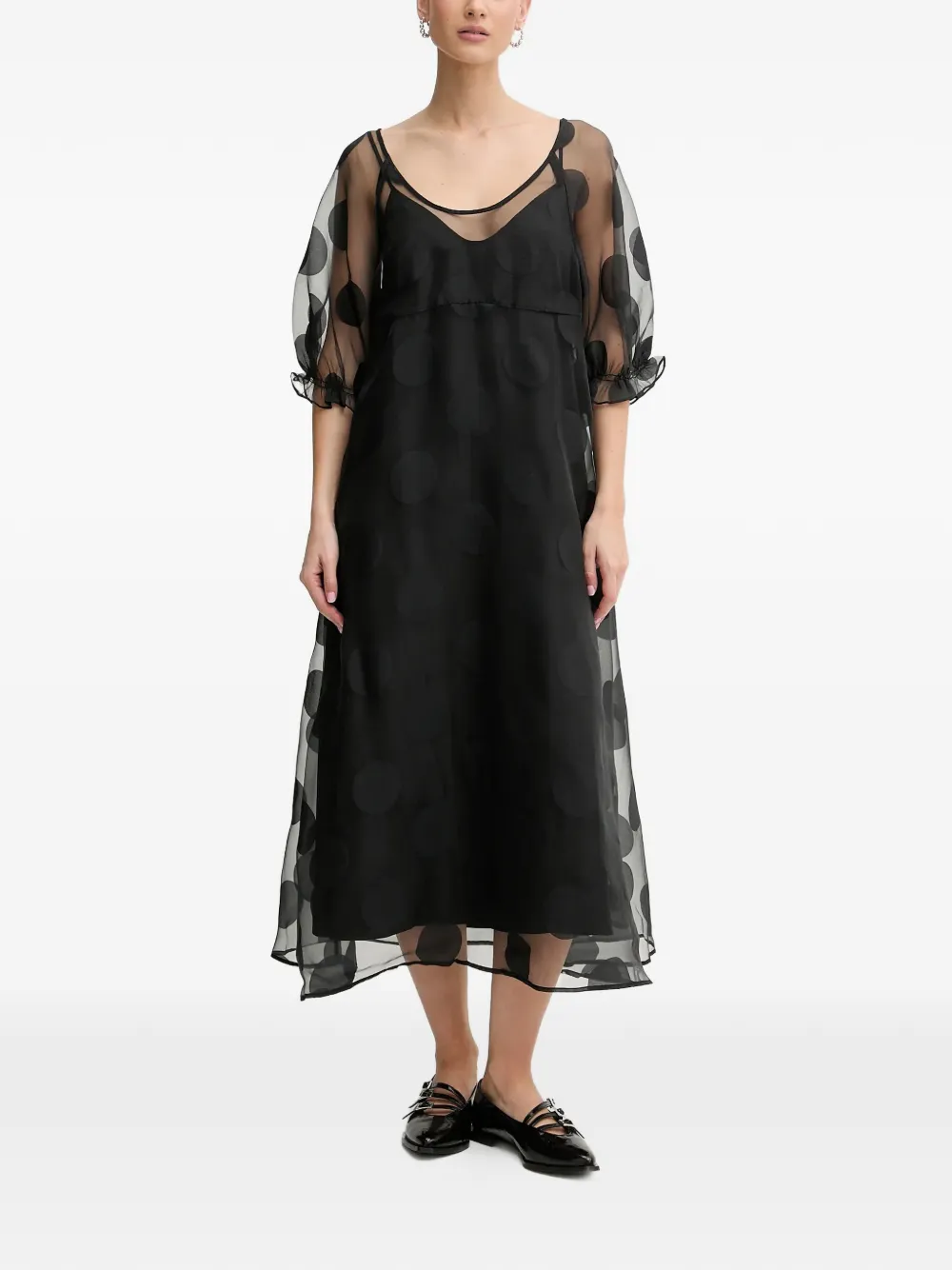 Платье миди в горошек Stine Goya, черный
Платье миди в горошек Stine Goya, черный