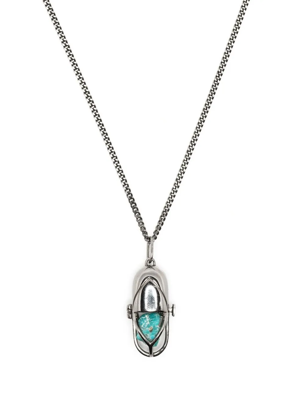 Колье с бирюзой Capsule Eleven, серебяный
Колье с бирюзой Capsule Eleven, серебяный