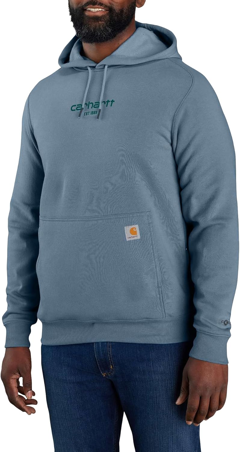 Carhartt мужская толстовка 106655 Force Relaxed Fit легкая с логотипом, Thundercloud
Carhartt мужская толстовка 106655 Force Relaxed Fit легкая с логотипом, Thundercloud