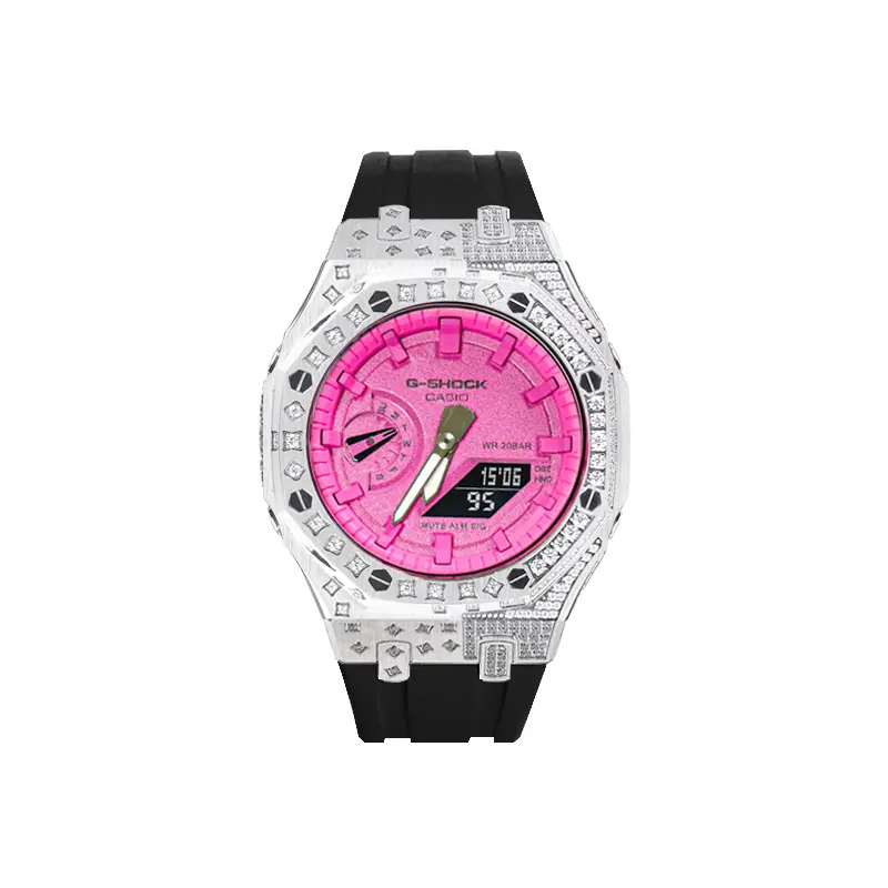 CASIO Часы Unisex с кварцевым механизмом Retrofit Series, ремешок из фторэластомера, розовый циферблат
CASIO Часы Unisex с кварцевым механизмом Retrofit Series, ремешок из фторэластомера, розовый циферблат