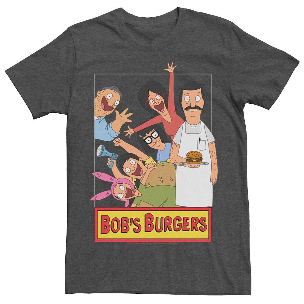 Мужская футболка Bobs Burgers для группового фото Licensed Character, цвет Charcoal Heather
Мужская футболка Bobs Burgers для группового фото Licensed Character, цвет Charcoal Heather