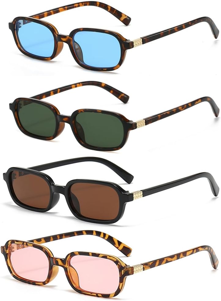 Ретро-набор квадратных солнцезащитных очков 90-х годов для женщин и мужчин, 4 штуки, винтажные, в маленькой оправе, с защитой от УФ-излучения Generic, Multiple - Black, Tortoise Shell, White
Ретро-набор квадратных солнцезащитных очков 90-х годов для женщин и мужчин, 4 штуки, винтажные, в маленькой оправе, с защитой от УФ-излучения Generic, Multiple - Black, Tortoise Shell, White