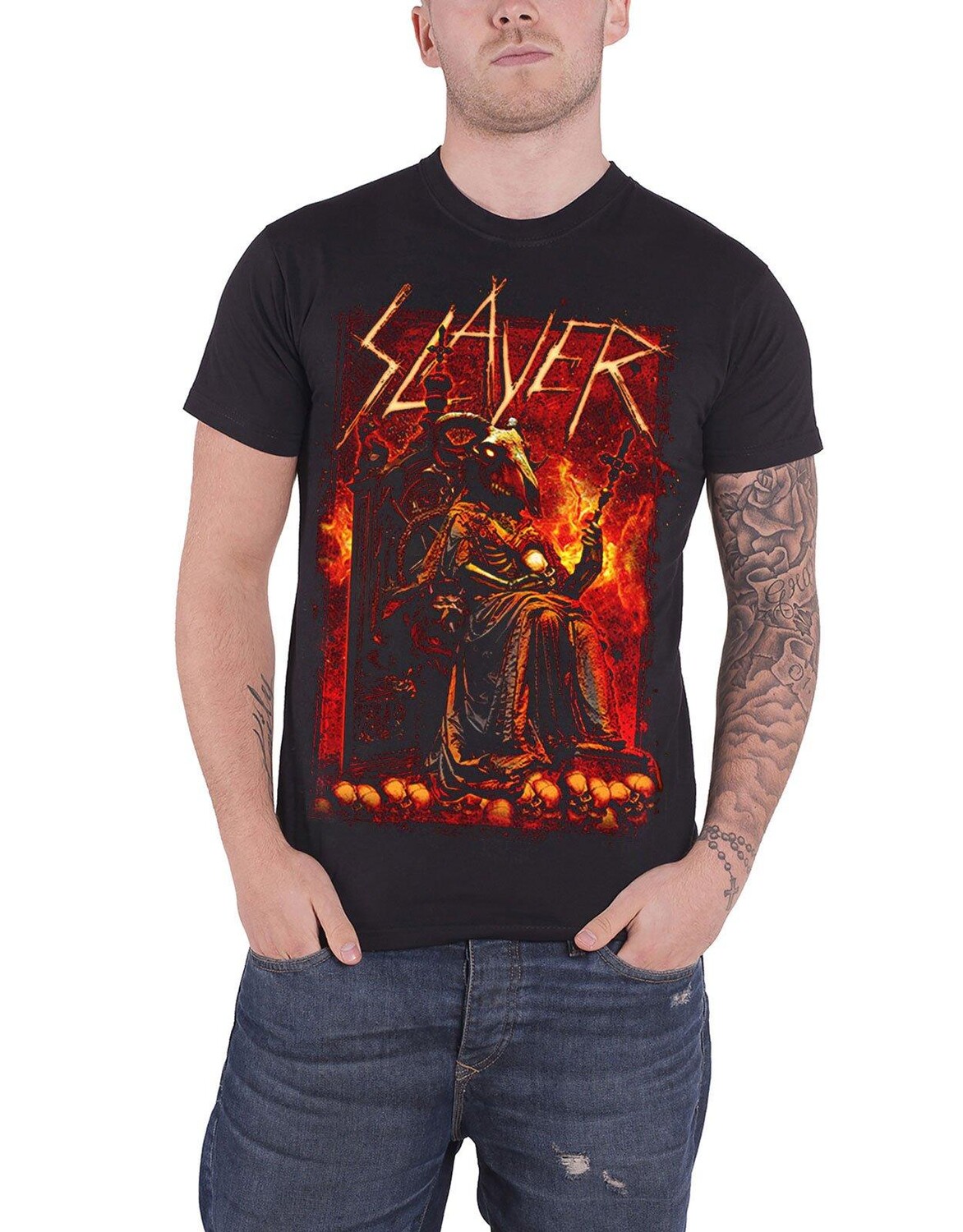 Футболка с козьим черепом Slayer, черный
Футболка с козьим черепом Slayer, черный