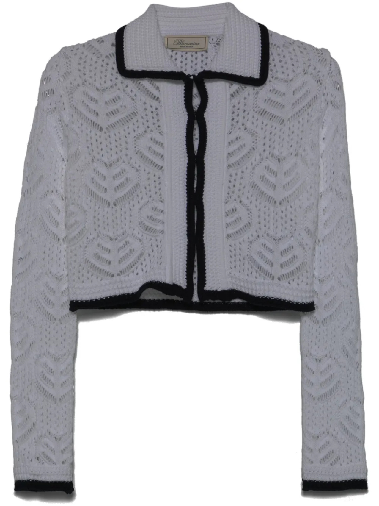 Кардиган Blumarine ажурной вязки, белый
Кардиган Blumarine ажурной вязки, белый