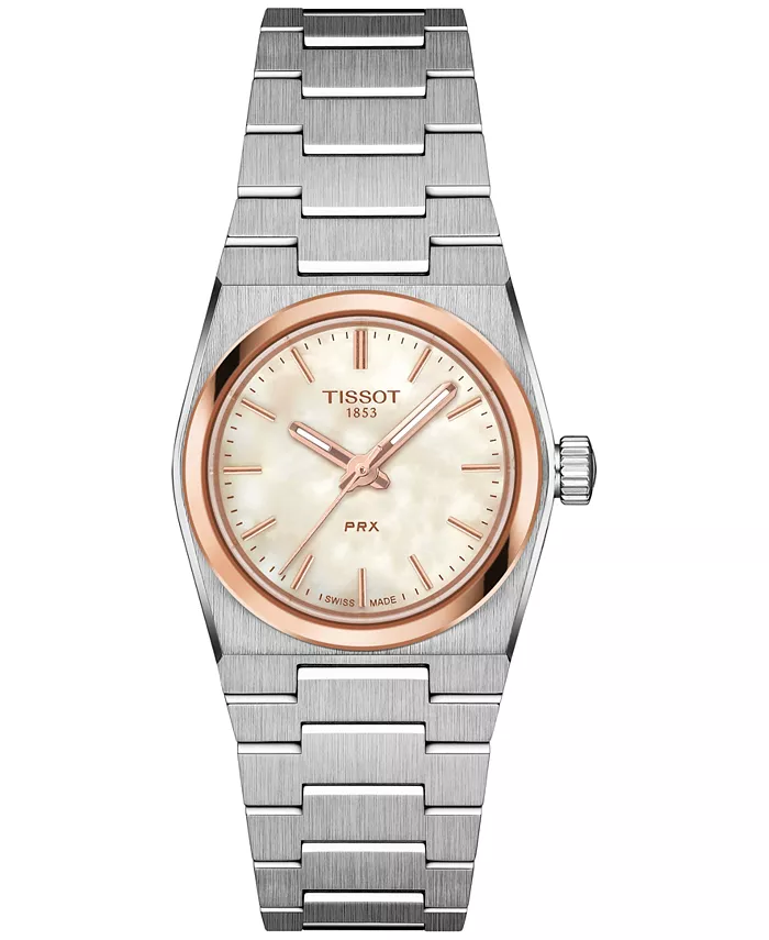 Женские часы Swiss PRX с двухцветным браслетом из нержавеющей стали, 25 мм Tissot
Женские часы Swiss PRX с двухцветным браслетом из нержавеющей стали, 25 мм Tissot