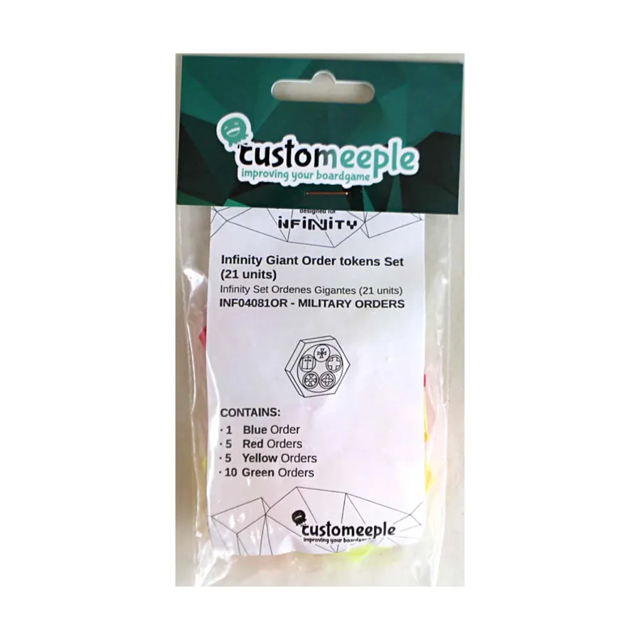 Жетоны гигантских отраслевых приказов — Военные приказы, Infinity - Tokens, Markers & Templates (Customeeple)
Жетоны гигантских отраслевых приказов — Военные приказы, Infinity - Tokens, Markers & Templates (Customeeple)