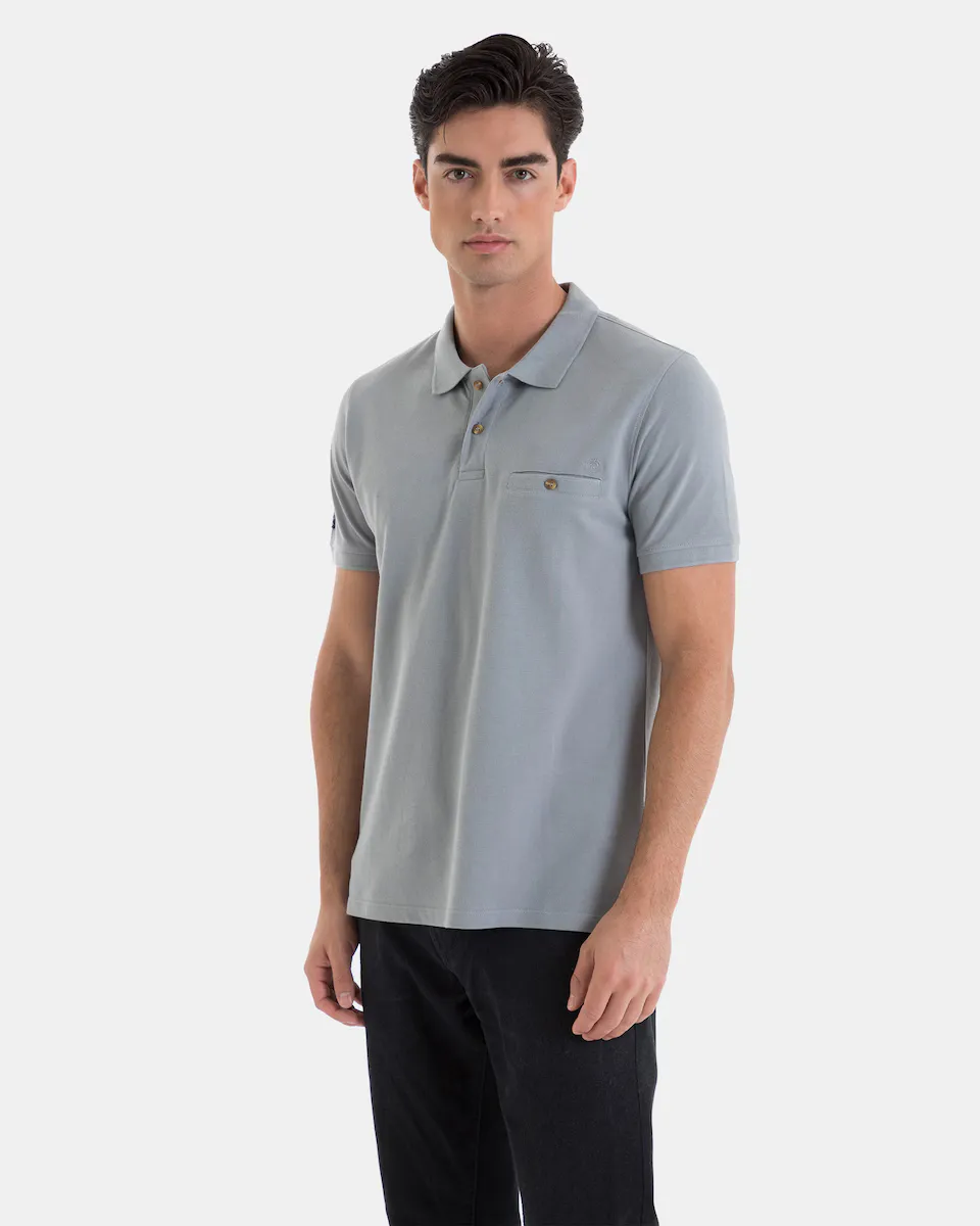 Мужская поло из пике 100% хлопка классического кроя зеленого цвета Massana, зеленый
Мужская поло из пике 100% хлопка классического кроя зеленого цвета Massana, зеленый