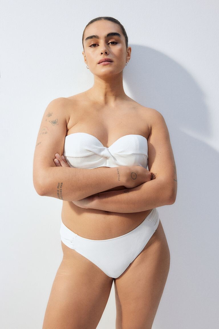 Дерзкие плавки бикини H&M, белый
Дерзкие плавки бикини H&M, белый